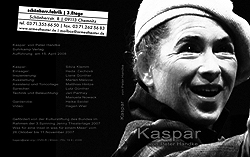 Dokumentation eines Theaterprojektes: Kaspar